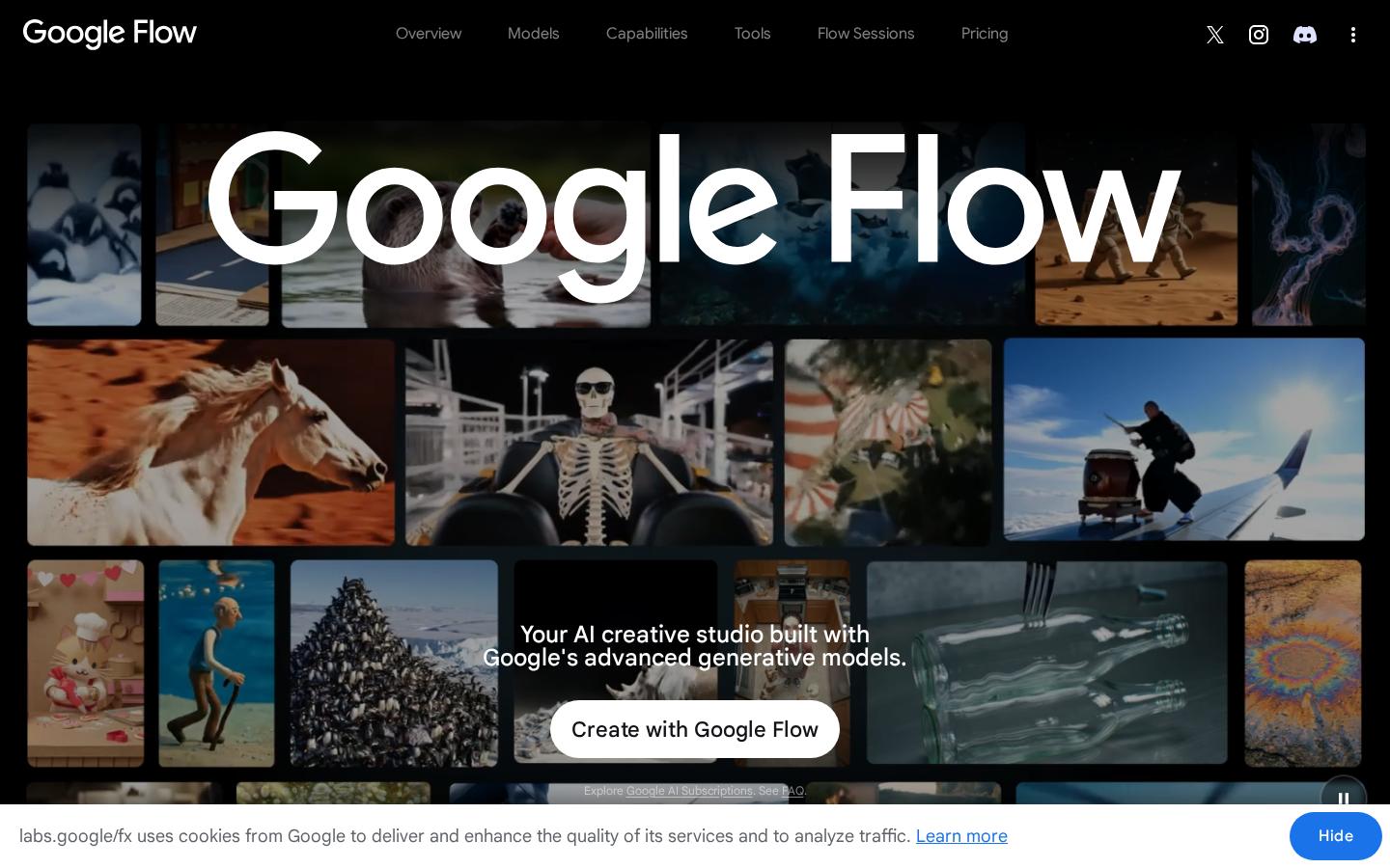 Google Flow: Scenebuilder, Ingredients, Jump To